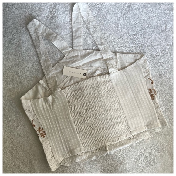 Anthropologie embroidered halter tank - Picture 11 of 13